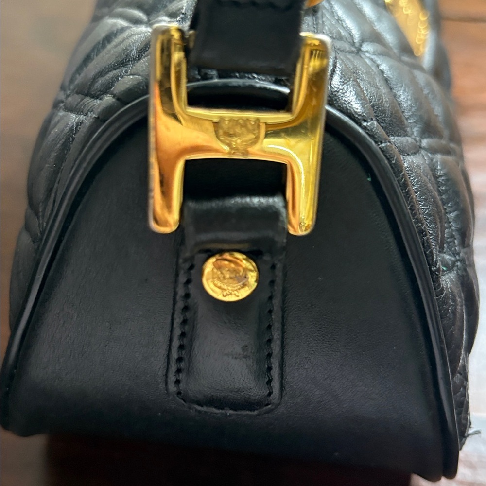 MCM “Kiki” Quilted Leather Shoulder Bag - Picture 10 of 14